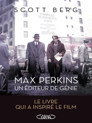 cover image of Max Perkins, un éditeur de génie